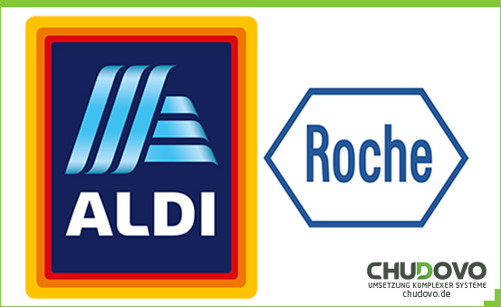 Chudovo arbeitet an den Projekten für ALDI Group und Roche