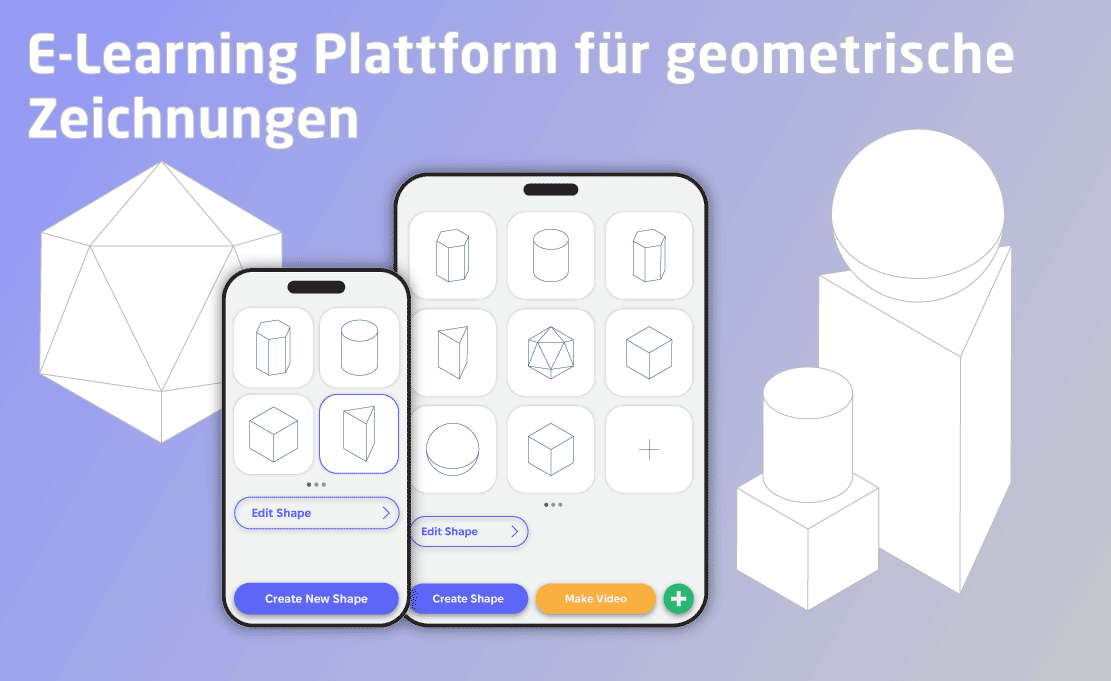 E-Learning Plattform für geometrische Zeichnungen