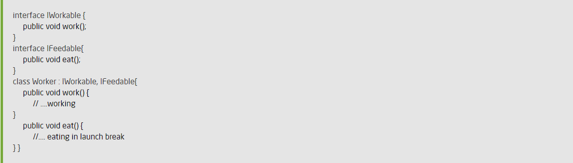 Interface Segregation Prinzip