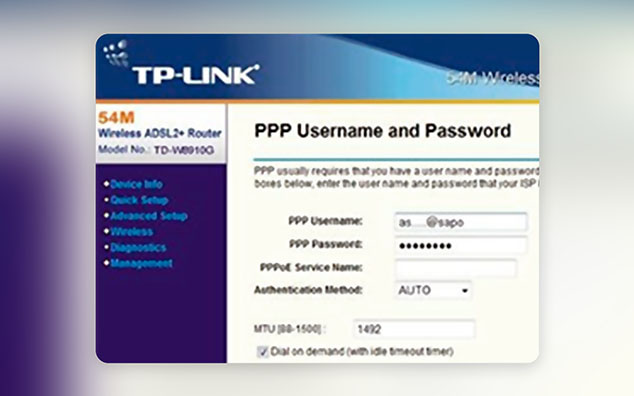 Web UI für TPLink Schalter