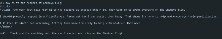 Chatting mit DeepSeek
