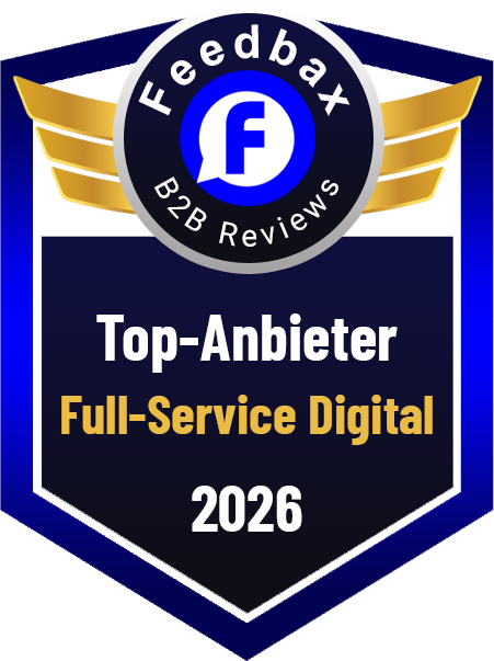 Beste Full-Service Agentur 2026 von Feedbax