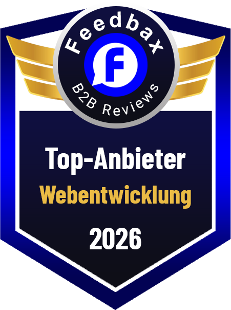 Beste Web Entwicklung Agentur 2026 von Feedbax