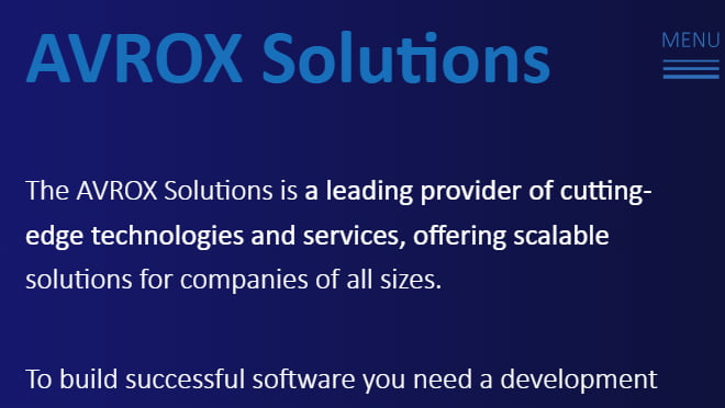 AVROX Solutions