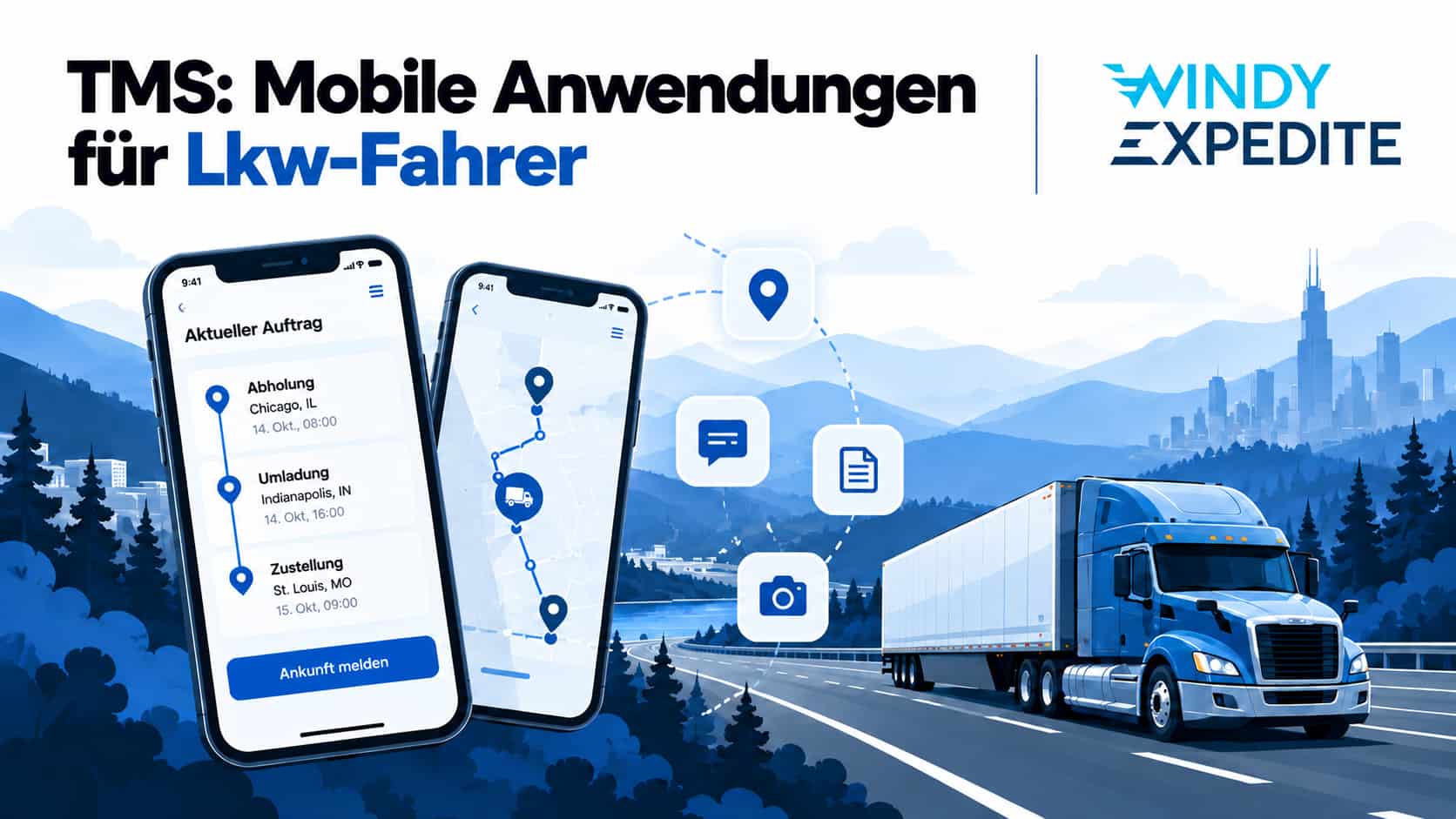 TMS. Mobile Anwendungen für LKW-Fahrer